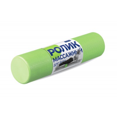 Ролик массажный для йоги INDIGO Foam roll IN022 60*15 см Зеленый